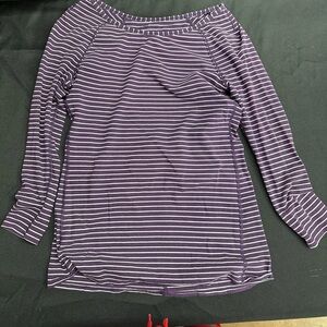 Open back 3/4 sleeve top